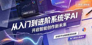 从入门到进阶系统学AI,开启智能创作新未来,两门课程,全面提升你的AI创作能力-晓懂云创