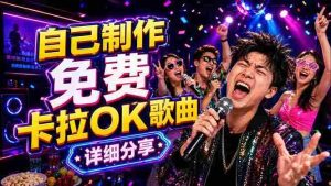 (18610期)免费卡拉OK歌曲制作全攻略:音轨分离字幕制作,零基础快速做出专业K歌视频-晓懂云创