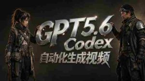 GPT5.6+Codex自动化生成视频全流程实战,从提示词设计、角色设定、封面海报,到视频生成思路与自动化工作流-晓懂云创