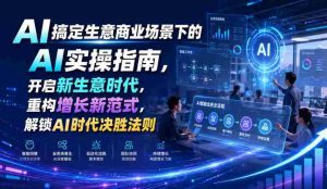 AI搞定生意商业场景下的AI实操指南，开启新生意时代，重构增长新范式，解锁AI时代决胜法则【文档】-晓懂云创