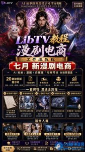 LibTV新手0基础教程image2提示词LibTV工作流教程漫剧电商全流程-晓懂云创