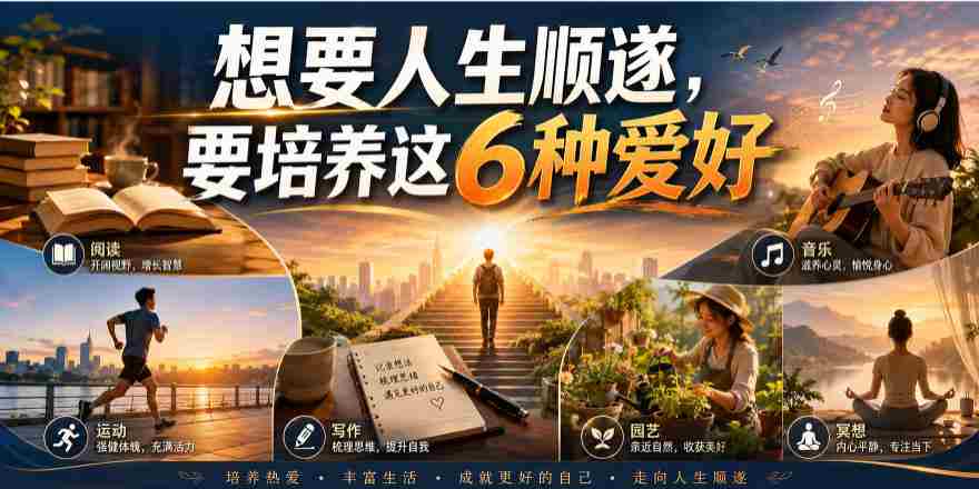 公众号付费文章:想要人生顺遂,要培养这6种爱好-晓懂云创