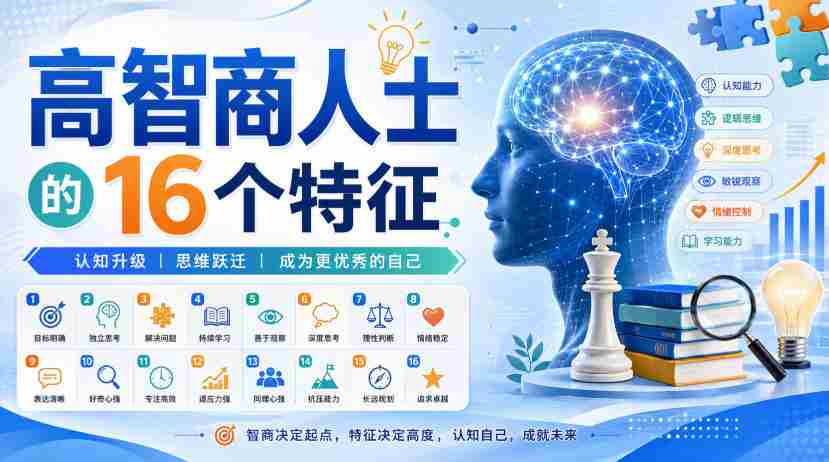 付费文章:高智商人士的16个特征-晓懂云创