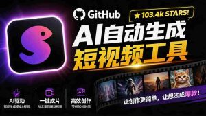 (19896期)Github上 103.4k stars 项目!AI自动生成短视频工具,输入主题即可生成文案配音字幕 MoneyPrinterTurbo-晓懂云创