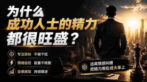 (19754期)付费文章:为什么成功人士的精力都很旺盛?-晓懂云创