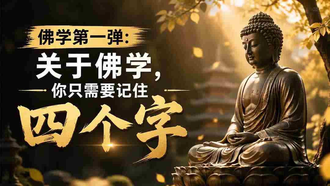 (19728期)付费文章:佛学第一弹:关于佛学,你只需要记住四个字-晓懂云创