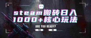 steam搬砖项目,一周只需1-2小时,轻松月入过万,上不封顶【揭秘】-晓懂云创