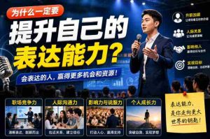 付费文章:为什么一定要提升自己的表达能力?-晓懂云创