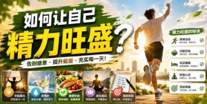 付费文章：如何让自己精力旺盛？-晓懂云创