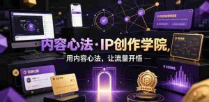 内容心法·IP创作学院,用内容心法,让流量开悟-晓懂云创