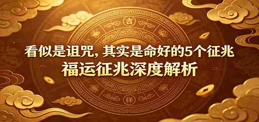 付费文章：《看似是诅咒，其实是命好的5个征兆》福运征兆深度解析-晓懂云创
