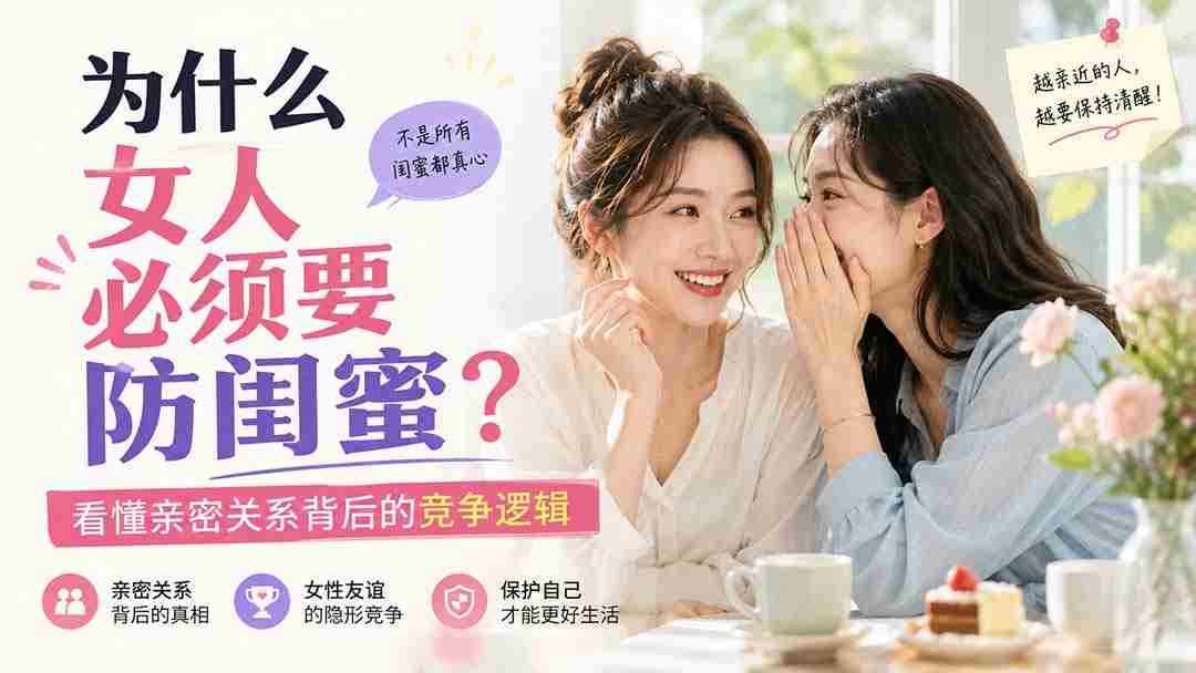 (20114期)付费文章:为什么女人必须要防闺蜜?看懂亲密关系背后的竞争逻辑-晓懂云创