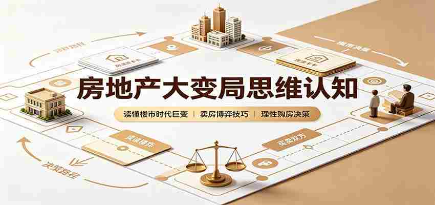 房地产大变局思维认知：读懂楼市时代巨变，卖房博弈技巧，理性购房决策-晓懂云创