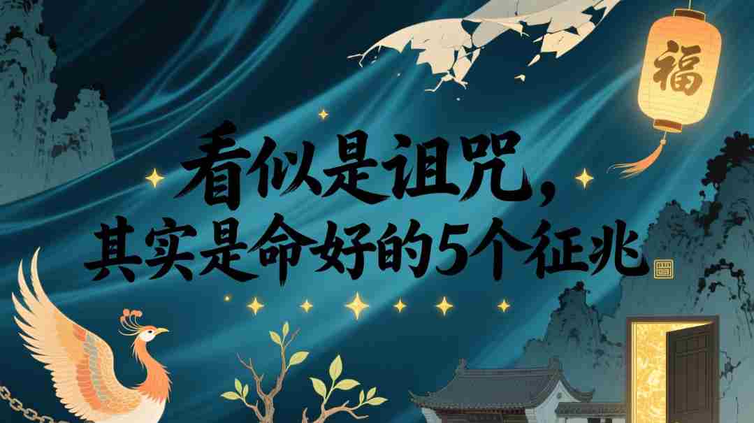 付费文章:看似是诅咒,其实是命好的5个征兆-晓懂云创