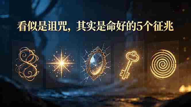(19089期)付费文章:看似是诅咒,其实是命好的5个征兆-晓懂云创