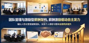 团队管理与激励型薪酬架构，薪酬激励驱动自主发力，辅以人性化管理凝聚团队，实现个人增收与整体业绩同步提升-晓懂云创