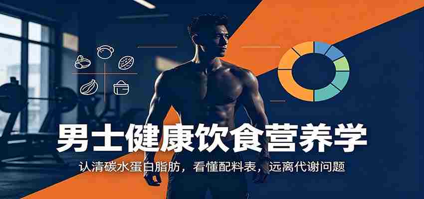 男士健康饮食营养学:认清碳水蛋白脂肪,看懂配料表,远离代谢问题-晓懂云创