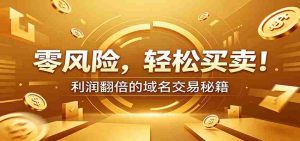 零风险域名交易实战秘籍:新手安全买卖教学,选品定价谈判实现收益翻倍-晓懂云创