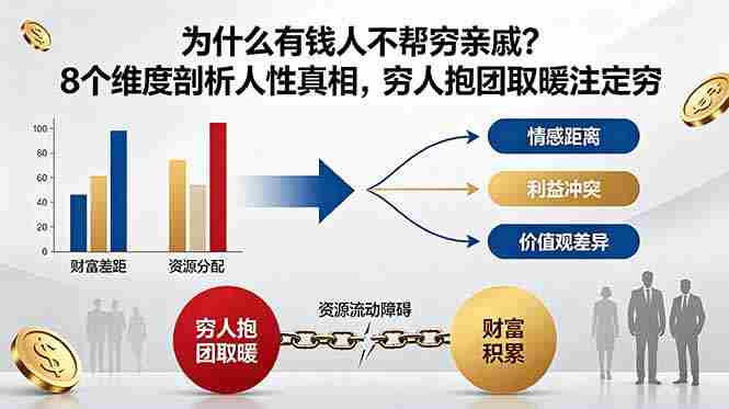 （18932期）付费文章：为什么有钱人不帮穷亲戚？8个维度剖析人性真相，穷人抱团取暖注定穷-晓懂云创