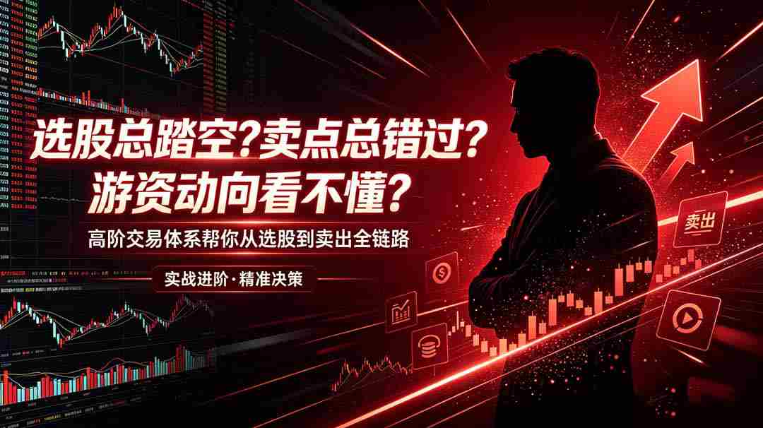 （18937期）选股总踏空？卖点总错过？游资动向看不懂？高阶交易体系帮你从选股到卖出全链路（更新6月）-晓懂云创