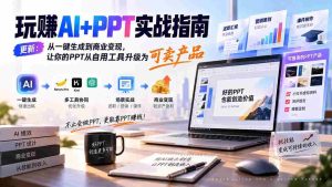 (20247期)玩赚AI+PPT实战指南-更新5月13:从一键生成到商业变现,让你的PPT从自用工具升级为可卖产品-晓懂云创