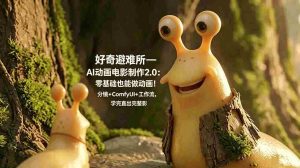 （18924期）好奇避难所—AI动画电影制作2.0：零基础也能做动画！分镜+ComfyUI+工作流，学完直出完整影片-晓懂云创