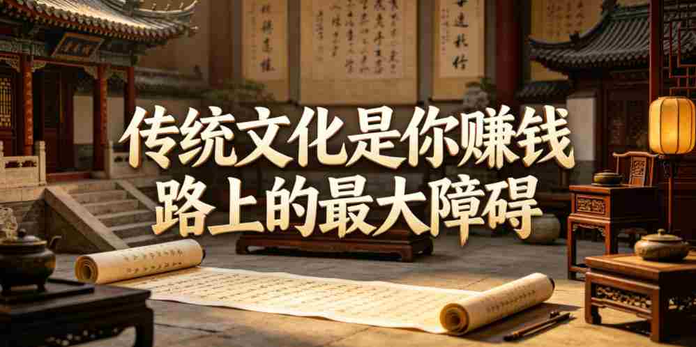 付费文章:传统文化是你賺钱路上的最大障碍-晓懂云创