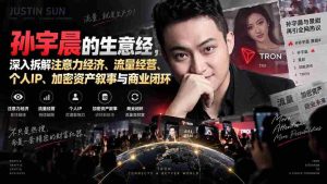 （20290期）某星球精华文章——孙宇晨的生意经，深入拆解注意力经济、流量经营、个人IP、加密资产叙事与商业闭环-晓懂云创