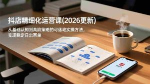 （18842期）抖店精细化运营课(更新6月)，从基础认知到高阶策略的可落地实操方法，实现稳定日出百单-晓懂云创