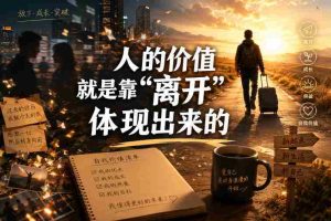 付费文章:人的价值就是靠“离开”体现出来的-晓懂云创