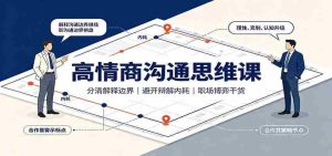 高情商沟通思维课:分清解释边界,避开辩解内耗,职场博弈干货-晓懂云创