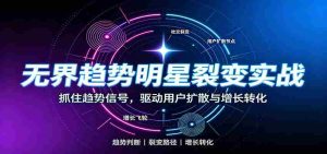 无界趋势明星裂变实战：词路裂变优化，拉新成交与全店收割打法-晓懂云创