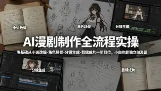 青云AI漫剧制作全流程实操教程-晓懂云创